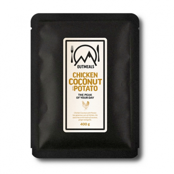 Outmeals Chicken Coconut with Potato i gruppen Outdoor / Friluftsmat / Mjukkonserverad Mat hos Sportfiskeprylar.se (MKO117)