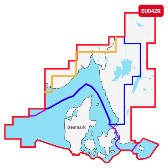 Navionics Nav+ 042R Västkust i gruppen Marinelektronik & Båt / Sjökort & Kartor hos Sportfiskeprylar.se (MSD-EU042R)