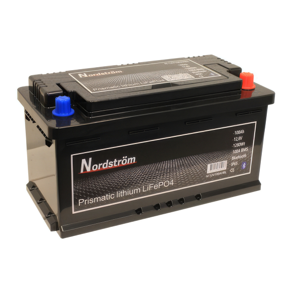 Nordström Lithium 12v Batteri 100 Ah BT L5 i gruppen Marinelektronik & Båt / Marinbatterier & Laddare / Marinbatterier / Litiumbatterier hos Sportfiskeprylar.se (N-12V100AHBL)