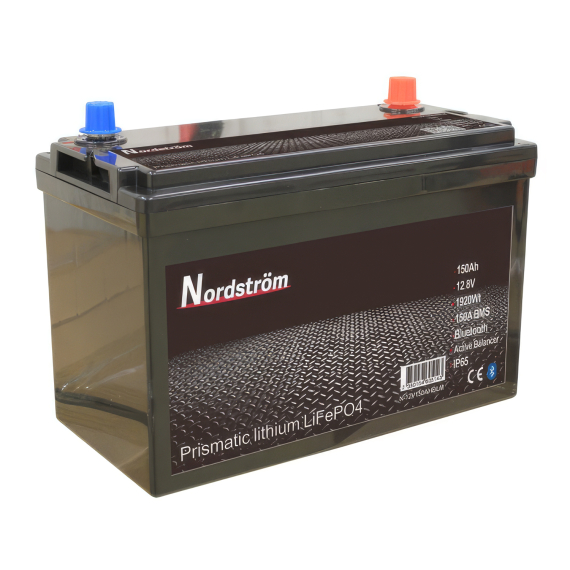 Nordström Lithium 12v Batteri 150 Ah BT i gruppen Marinelektronik & Båt / Marinbatterier & Laddare / Marinbatterier / Litiumbatterier hos Sportfiskeprylar.se (N-12V150AHBLM)