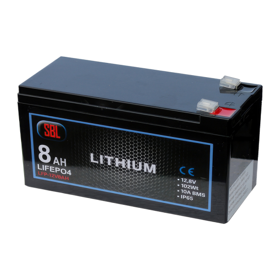 Nordström Lithium 12v Batteri 8Ah i gruppen Marinelektronik & Båt / Marinbatterier & Laddare / Marinbatterier / Litiumbatterier hos Sportfiskeprylar.se (N-12V8AHSP)