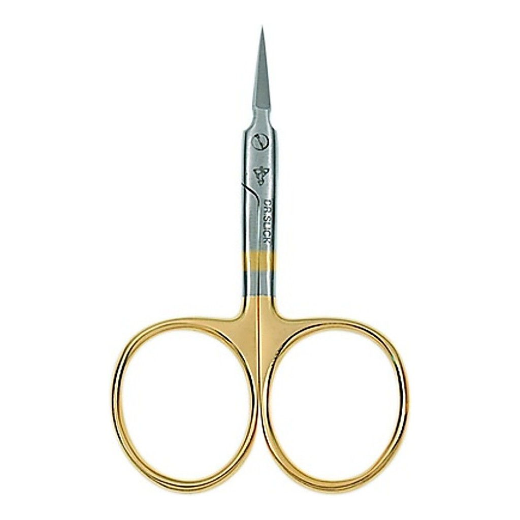 Dr Slick Arrow Scissor 3 1/2\'\' Gold Loops Straight i gruppen Verktyg & Tillbehör / Tänger & Saxar / Linklippare & Saxar hos Sportfiskeprylar.se (NFD618-SA35G)