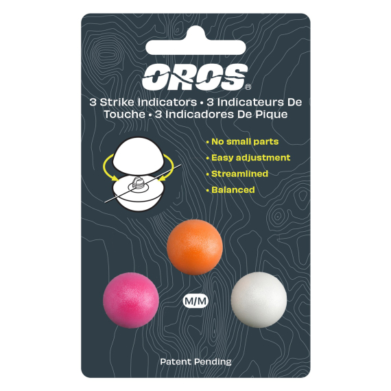 Oros Strike Indicator 3-pack i gruppen Krok & Småplock / Flöten / Indikatorer Flugfiske hos Sportfiskeprylar.se (NFD9214-Small3clrr)