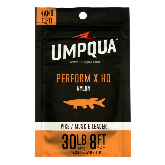 Umpqua Perform X Pike Leader w/Tyger Wire Tip 8ft 30lb i gruppen Fiskemetoder hos Sportfiskeprylar.se (NFD9389)