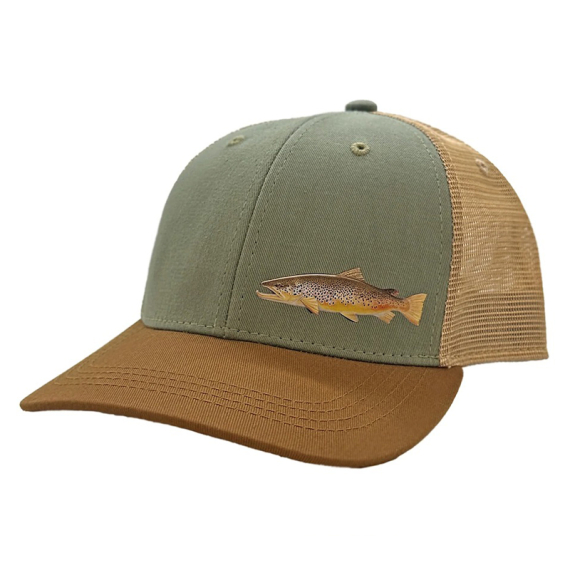 RepYourWater Hat Standard Fit - Tailout Series Brown i gruppen Kläder & Skor / Kepsar & Huvudbonader / Kepsar hos Sportfiskeprylar.se (NFD9549)