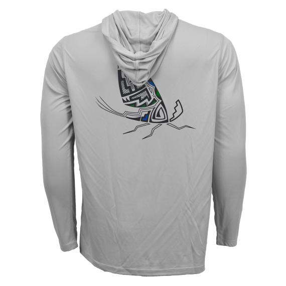 RepYourWater Hooded Sun Shirt ECO50 Pueblo Pottery Mayfly Adult i gruppen Kläder & Skor / Kläder / T-shirts hos Sportfiskeprylar.se (NFD9571-Mr)