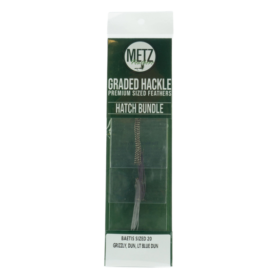 Metz Hackle Hatch Bundle 3-pcs i gruppen Krok & Småplock / Flugbindning / Flugbindningsmaterial / Fjädrar & Nackar / Hackel hos Sportfiskeprylar.se (NFD9577-18r)