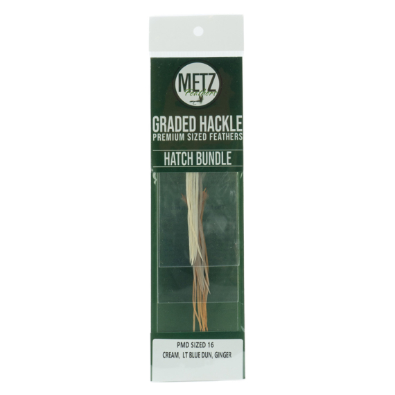 Metz Hackle Hatch Bundle PMD 3pcs i gruppen Krok & Småplock / Flugbindning / Flugbindningsmaterial / Fjädrar & Nackar / Hackel hos Sportfiskeprylar.se (NFD9580-14r)