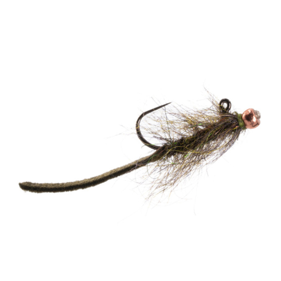 Umpqua Balanced Leather Leech Nano #12 - Peacock i gruppen Fiskedrag / Flugor hos Sportfiskeprylar.se (NFD9629-PC12)