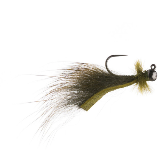 Umpqua Mini Leech Jig #12 - Olive i gruppen Fiskedrag / Flugor hos Sportfiskeprylar.se (NFD9641-O12)