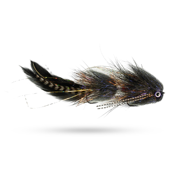 Umpqua Trasher Hurst Black #1 x #2 i gruppen Fiskedrag / Flugor / Streamers hos Sportfiskeprylar.se (NFD9655-BL01X02)