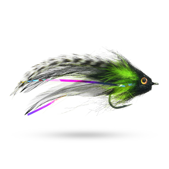 Umpqua Jungle Love Black/Chartreuse #2/0 i gruppen Fiskedrag / Flugor / Streamers hos Sportfiskeprylar.se (NFD9658-BC20)
