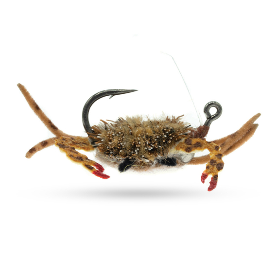 Umpqua Danger Muffin Crab McKnight Gold Brown i gruppen Fiskedrag / Flugor / Saltvattenflugor hos Sportfiskeprylar.se (NFD9677-BR2r)