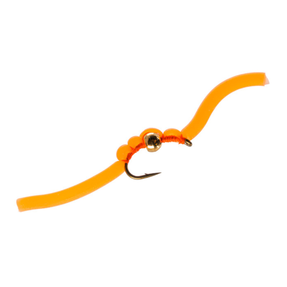 Umpqua Squirmy Wormie TB Flourescent Orange #12 i gruppen Superdeals-se / Paketpris hos Sportfiskeprylar.se (NFD9707-FLOR12)