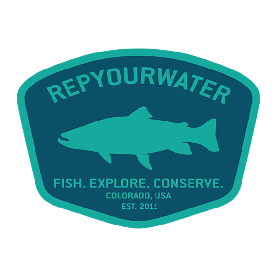 RepYourWater Sticker - Badge i gruppen Övrigt / Klistermärken & Dekaler hos Sportfiskeprylar.se (NFD9719)