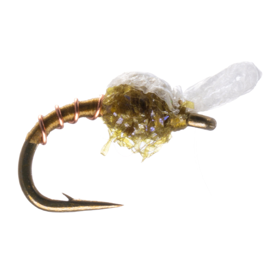 Umpqua Graveyard Midge Wood Olive - #18 i gruppen Fiskedrag / Flugor / Nymfer hos Sportfiskeprylar.se (NFD9825-Olive18)
