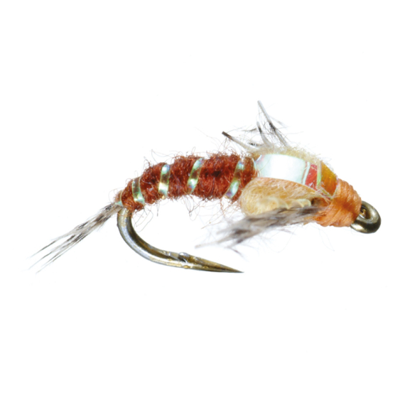 Umpqua Hunchback Two-tone Sulfur/Brown - #16 i gruppen Fiskedrag / Flugor / Nymfer hos Sportfiskeprylar.se (NFD9875-16)