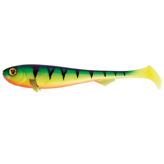 Fox Rage Super Slick Shad UV 23cm / 9\'\' Firetiger - 2pcs i gruppen Fiskedrag / Jiggar & Gummibeten / Gäddjiggar hos Sportfiskeprylar.se (NSC044)
