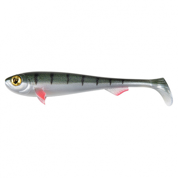 Fox Rage Super Slick Shad 18cm/7\'\' (2-pack) - UV Young Perch i gruppen Fiskedrag / Jiggar & Gummibeten / Gäddjiggar hos Sportfiskeprylar.se (NSC063)