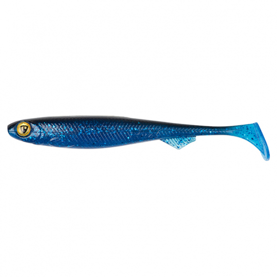 Fox Rage Slick Shad 11cm Bulk - UV Blue Flash i gruppen Fiskedrag / Jiggar & Gummibeten / Abborrjiggar & Gösjiggar hos Sportfiskeprylar.se (NSC071)