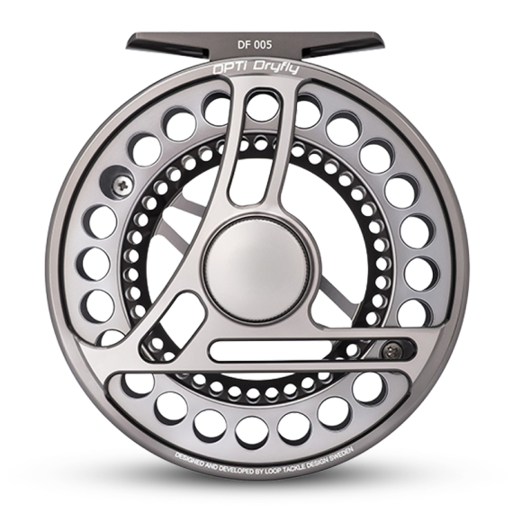 Loop Opti Fly Reel Mist Silver i gruppen Fiskerullar / Flugfiskerullar & Extraspolar / Flugrullar hos Sportfiskeprylar.se (ODFS-Lr)