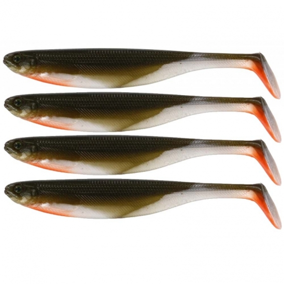 Westin ShadTeez Slim 7,5 cm Bass Orange 4-pack. i gruppen Fiskedrag / Jiggar & Gummibeten / Abborrjiggar & Gösjiggar hos Sportfiskeprylar.se (P022-021-006)