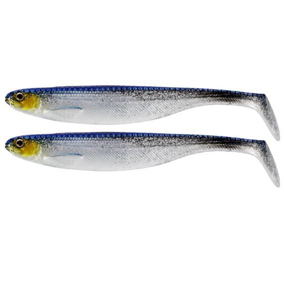 Westin ShadTeez Slim 14cm 17g Blue Headlight 2-pack i gruppen Fiskedrag / Jiggar & Gummibeten / Abborrjiggar & Gösjiggar hos Sportfiskeprylar.se (P022-514-019)