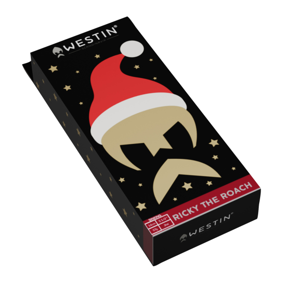 Westin Ricky The Roach Shadtail R2F 14cm 57g Sinking Christmas Edition 25 i gruppen Övrigt / Presenter & Julklappar / Presentboxar hos Sportfiskeprylar.se (P063-1241-019)