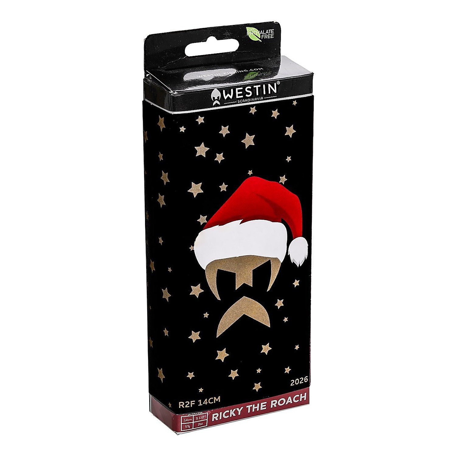 Westin Ricky The Roach Shadtail R2F Christmas Edition 26 14cm 57g - Sinking i gruppen Övrigt / Presenter & Julklappar / Adventskalender hos Sportfiskeprylar.se (P063-1604-019)