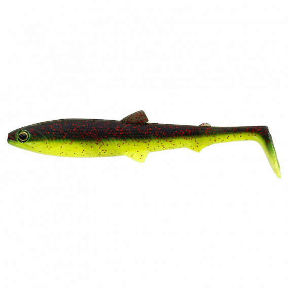 Westin BullTeez Shadtail 9,5cm 7g Black/Chartreuse (bulk) i gruppen Fiskedrag / Jiggar & Gummibeten / Abborrjiggar & Gösjiggar hos Sportfiskeprylar.se (P138-563-163)