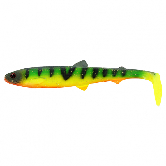 Westin BullTeez Shadtail 24cm 107g - Tiger Perch (bulk) i gruppen Fiskedrag / Jiggar & Gummibeten / Gäddjiggar hos Sportfiskeprylar.se (P138-644-155)