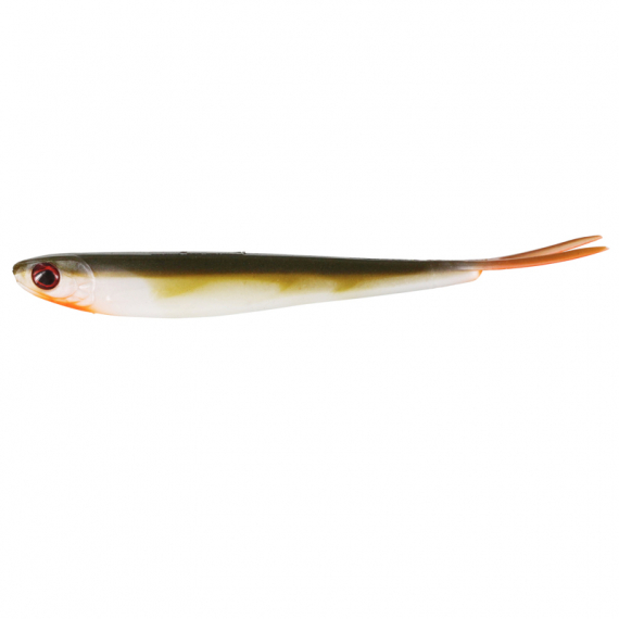 Westin TwinTeez V2 V-Tail 14,5cm 9g Bass Orange (bulk) i gruppen Fiskedrag / Jiggar & Gummibeten / Abborrjiggar & Gösjiggar hos Sportfiskeprylar.se (P149-021-157)
