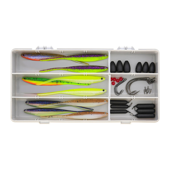 Westin Zander Box - Dropshot + Texas & Carolina 46Pcs i gruppen Fiskedrag / Betespaket / Betespaket Abborre hos Sportfiskeprylar.se (P275-023-284)