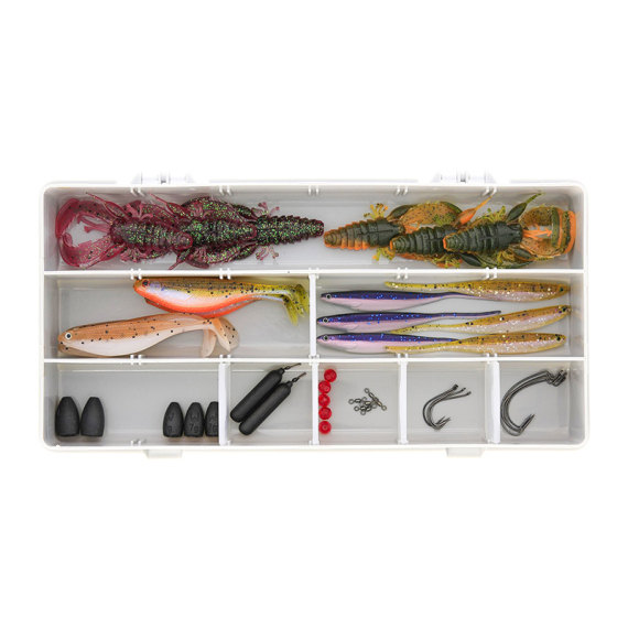 Westin Perch Box - Dropshot + Texas & Carolina 45Pcs i gruppen Fiskedrag / Betespaket / Betespaket Abborre hos Sportfiskeprylar.se (P279-023-283)