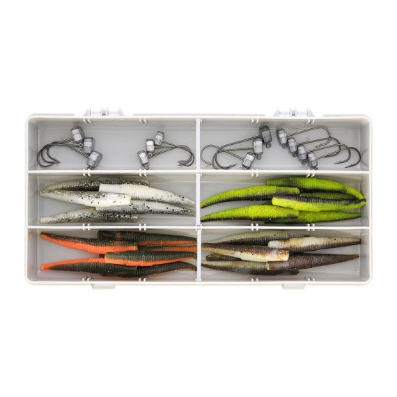 Westin Ned Worm Box 37Pcs i gruppen Fiskedrag / Betespaket / Betespaket Abborre hos Sportfiskeprylar.se (P281-023-281)