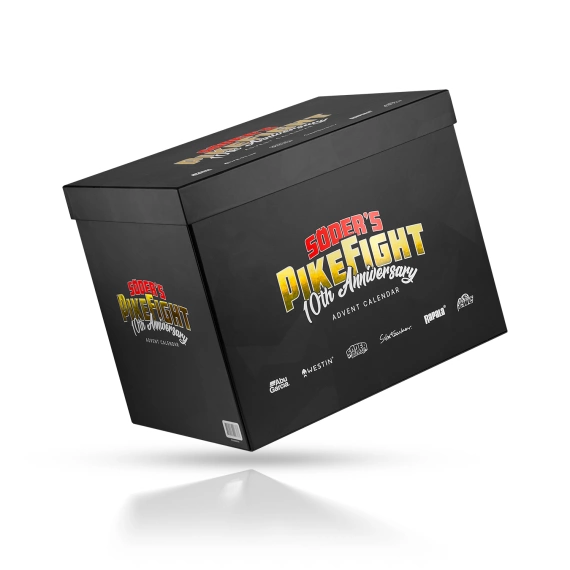 PikeFight 10th Anniversary Advent Calendar i gruppen Övrigt / Presenter & Julklappar / Adventskalender hos Sportfiskeprylar.se (PFKALENDER2025)