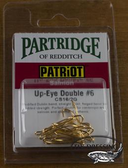 Partridge Patriot Double Up-Eye Gold 10-Pack i gruppen Krok & Småplock / Krok / Flugbindningskrok hos Sportfiskeprylar.se (PH-CS16U-2G-12r)