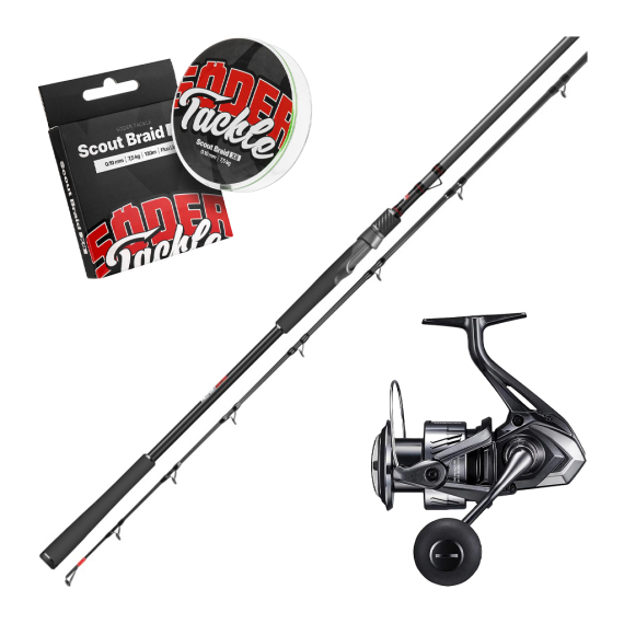 PikeFight V2 & FA Miravel Pike Spinning Combo 8\'6\'\' 110g i gruppen Fiskeset / Haspelset / Haspelset Gädda hos Sportfiskeprylar.se (PIKEFIGHTMIRAVEL26SET)