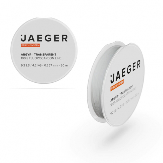 Jaeger Fluorocarbon Argyr 30m 4.2kg - 0.257mm i gruppen Fiskemetoder / Spinnfiske / Krok & Småplock / Tafsar & Tafsmaterial / Tafsmaterial hos Sportfiskeprylar.se (PRC-LFC-01-1)
