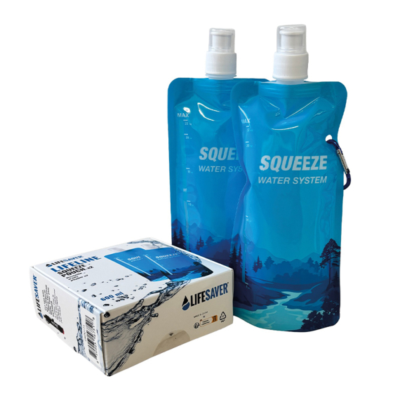 LifeSaver Lifeline Squeeze Pouch 2 pack i gruppen Outdoor / Övrig Friluftsutrustning / Vattenrening hos Sportfiskeprylar.se (PRD0171)