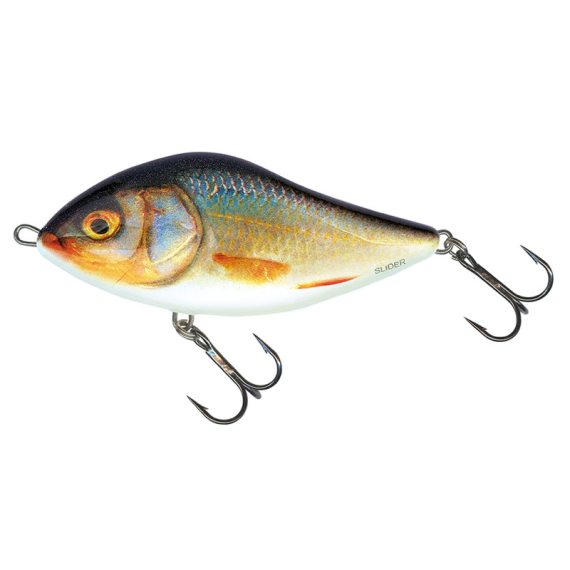 Salmo Slider 7cm, 17g Flytande - Real Roach i gruppen Fiskedrag / Swimbaits / Hårda Swimbaits hos Sportfiskeprylar.se (QSD269)