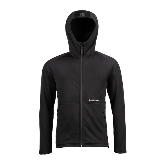 Loop Rosto 2.0 Full Zip Hoodie Soft Black i gruppen Kläder & Skor / Kläder / Tröjor / Hoodies hos Sportfiskeprylar.se (R2FZHB-2XLr)