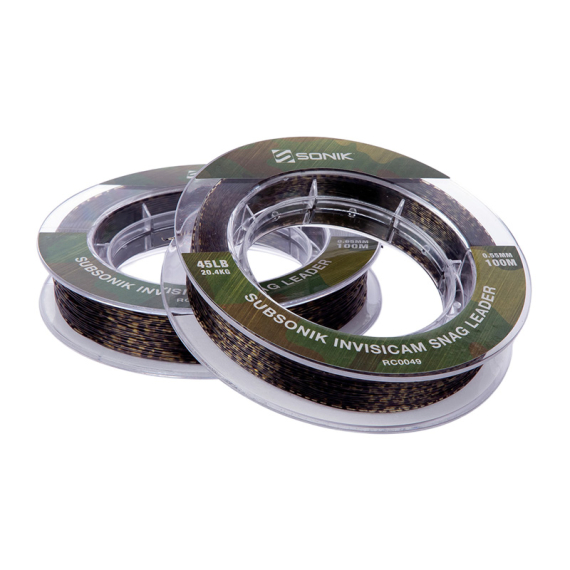 Sonik Subsonik Invisicam Snag Leader i gruppen Krok & Småplock / Tafsar & Tafsmaterial / Tafsmaterial / Tafsmaterial Nylon hos Sportfiskeprylar.se (RC0049r)
