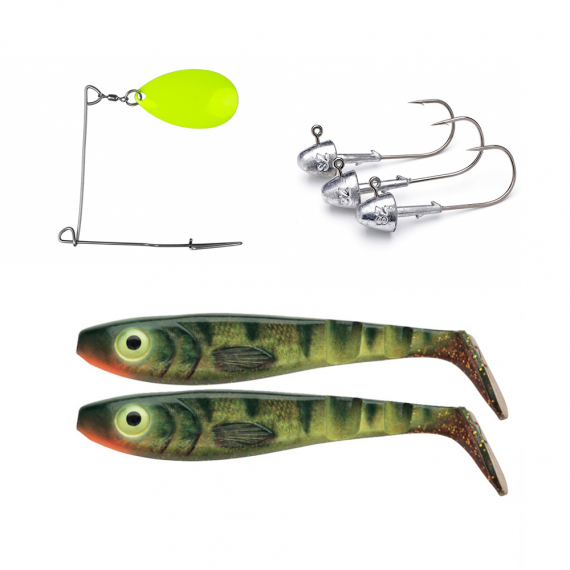 Instant Spinnerbait McPike Realistic Colors 25cm i gruppen Fiskedrag / Betespaket / Betespaket Gädda hos Sportfiskeprylar.se (REALINSTANT25)