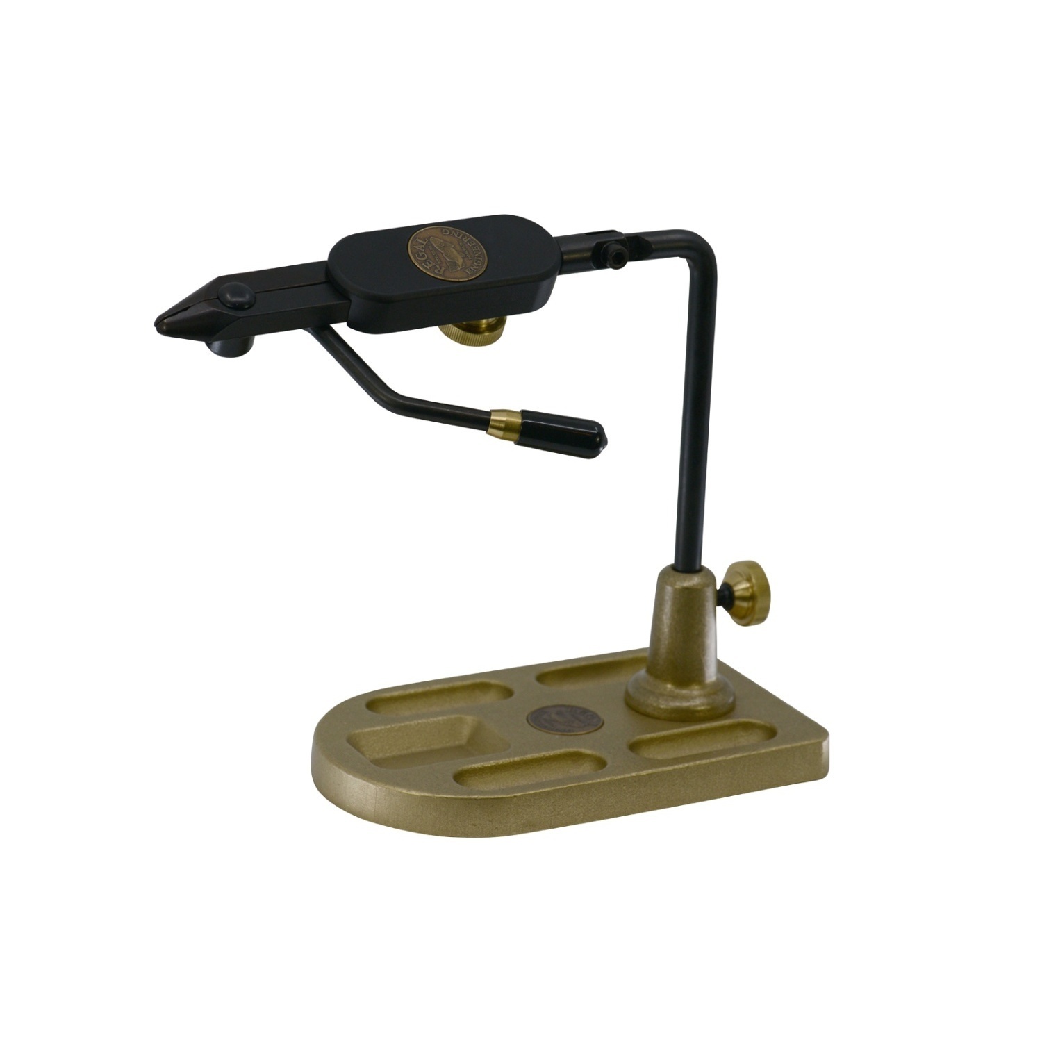Regal Medallion Series Vise - Monster Jaws/Bronze Pocket Base i gruppen Krok & Småplock / Flugbindning / Bindstäd hos Sportfiskeprylar.se (REG-RPBMX-80P)