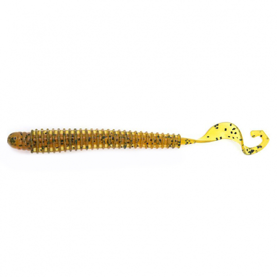 Reins G-Tail Saturn 8,9cm (9-pack) - Motoroil Pepper i gruppen Fiskedrag / Jiggar & Gummibeten / Kräftor & Creaturebaits / Maskar & Worm baits hos Sportfiskeprylar.se (REI-35GTS-429)