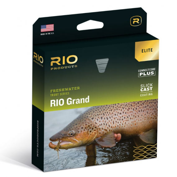 RIO Elite Grand Green/Yellow/Gray i gruppen Fiskelinor / Flugfiskelinor / Enhandslinor hos Sportfiskeprylar.se (RP19273r)