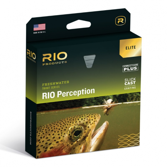RIO Elite Perception Green/Camo/Grey i gruppen Fiskelinor / Flugfiskelinor / Enhandslinor hos Sportfiskeprylar.se (RP19282r)