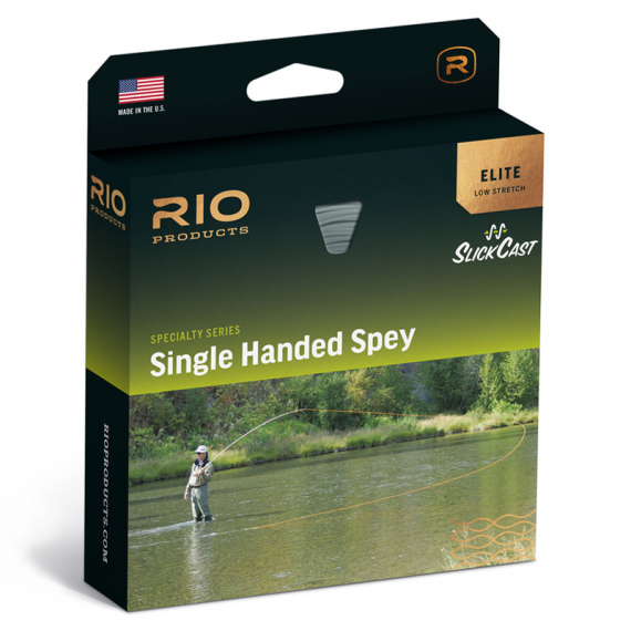 Rio Elite Single Handed Spey, Float Peach/Camo i gruppen Fiskelinor / Flugfiskelinor / Enhandslinor hos Sportfiskeprylar.se (RP19536r)