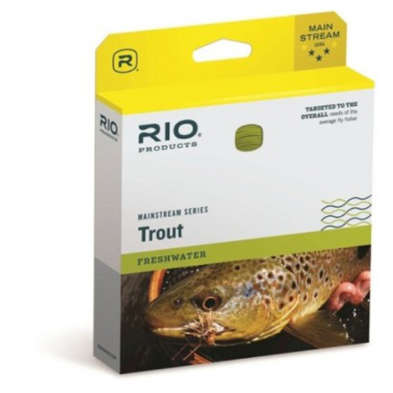 RIO Mainstream Trout Lemon Green i gruppen Fiskelinor / Flugfiskelinor / Enhandslinor hos Sportfiskeprylar.se (RP20741r)